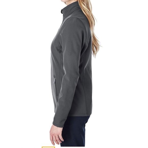 Spyder Transport Polar Gray Softshell Waterproof Zip Up Jacket Medium Pockets - Picture 3 of 9